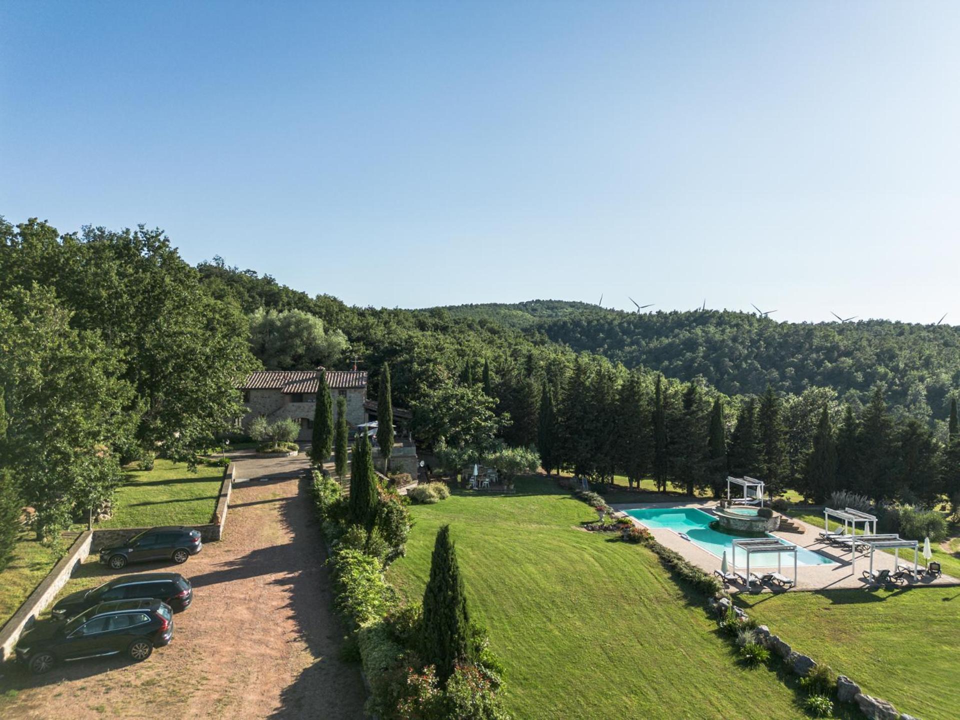 Villa Le Polle Di Meletro Кьянни Экстерьер фото