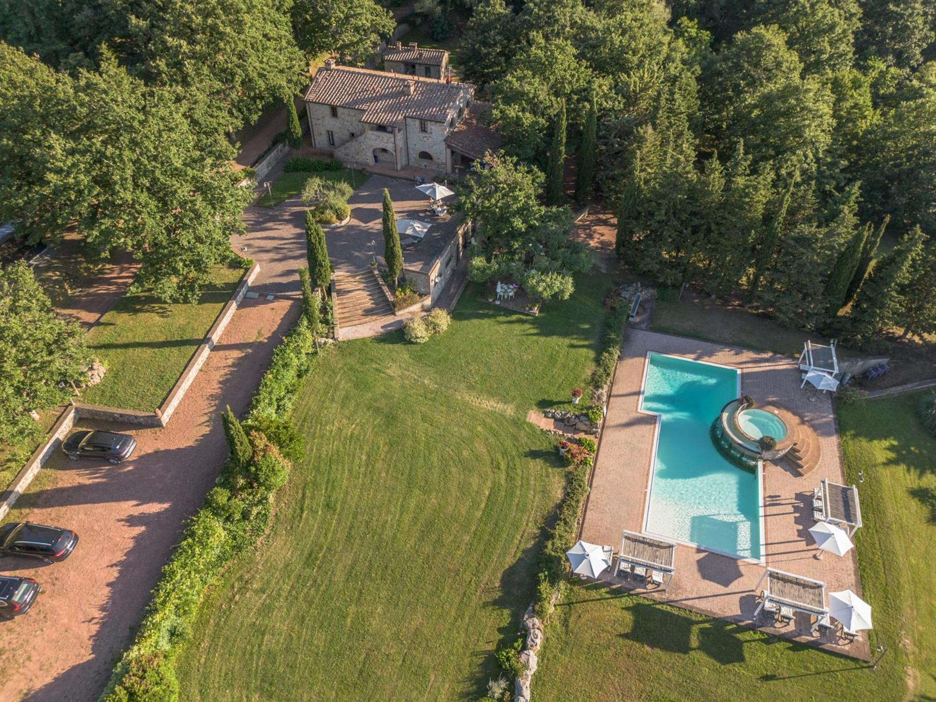 Villa Le Polle Di Meletro Кьянни Экстерьер фото